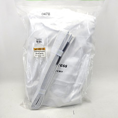 Gi White Uniform and Pants with White belt Men A4 231-265lb 6′ 3.6″- 6′ 7.1″