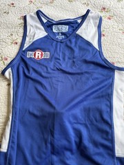 Ringside Boxing Uniform Set Blue/White Size S