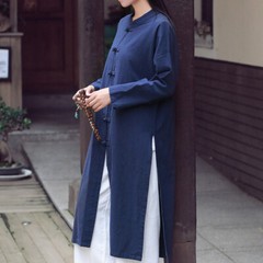 Womens Tai Chi Coat Chinese Tang Suit Top Martial Arts Kung Fu Uniform Retro