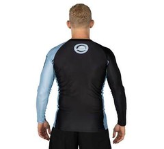 Fuji Mount MMA BJJ Jiu-Jitsu LongSleeve Long Sleeve LS Rashguard – Light Blue