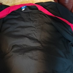 KNG Martial Arts Uniform Jacket Black and Red with Red Trim Size S