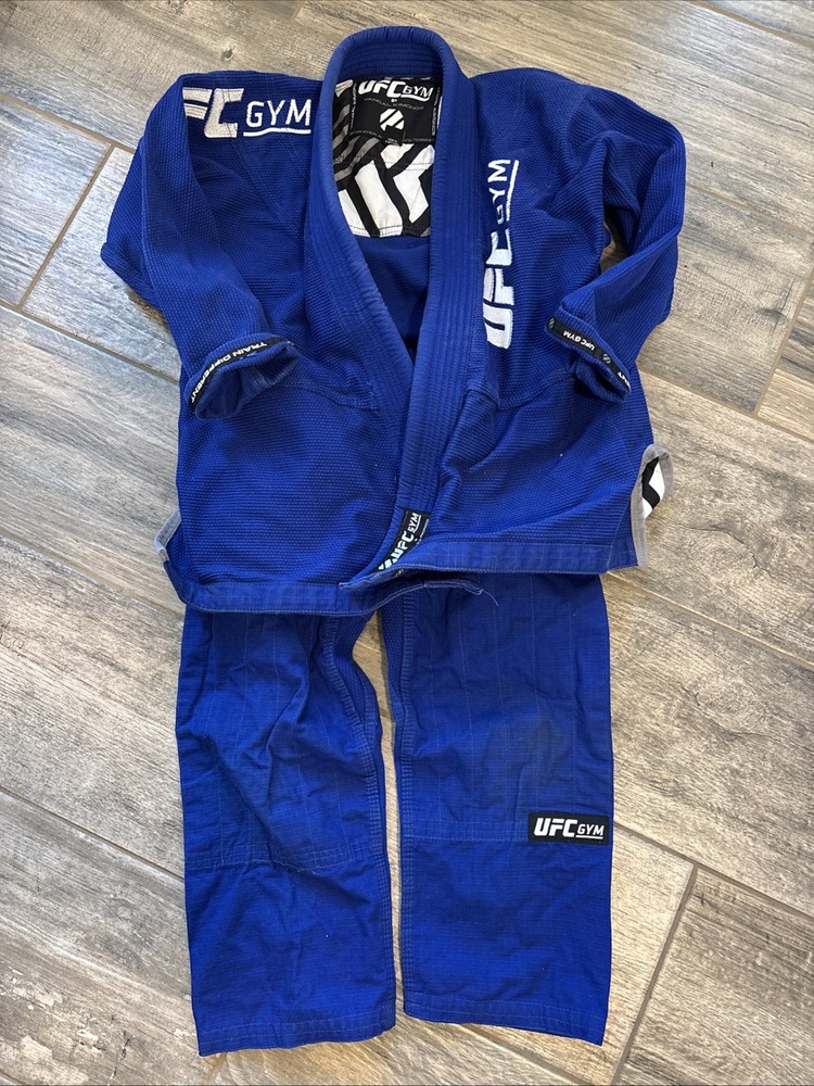 Tatami Fightwear BJJ Gi Youth M1 Blue 100% Cotton Brazilian Jiu Jitsu Kimono Set