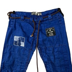 Moya Brand 025 Royal Blue Pants Size K4 Jiu Jitsu Jujutsu