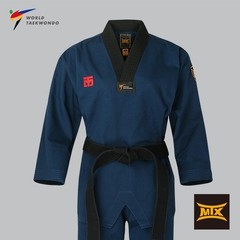 MOOTO MTX Slate Blue Taekwondo Dobok Color Uniform WT Approved Performance