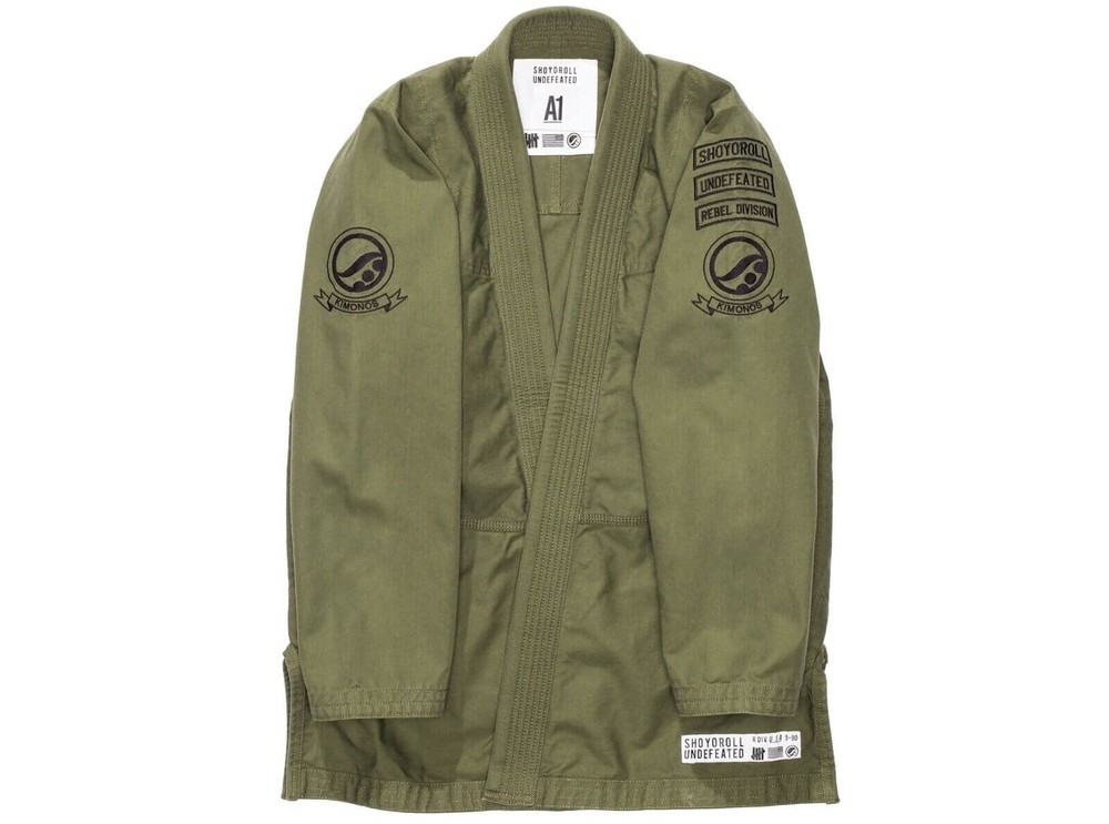 Shoyoroll Undefeated Batch 31 UND Olive Green BJJ Gi Kimono 450 GSM With Bag