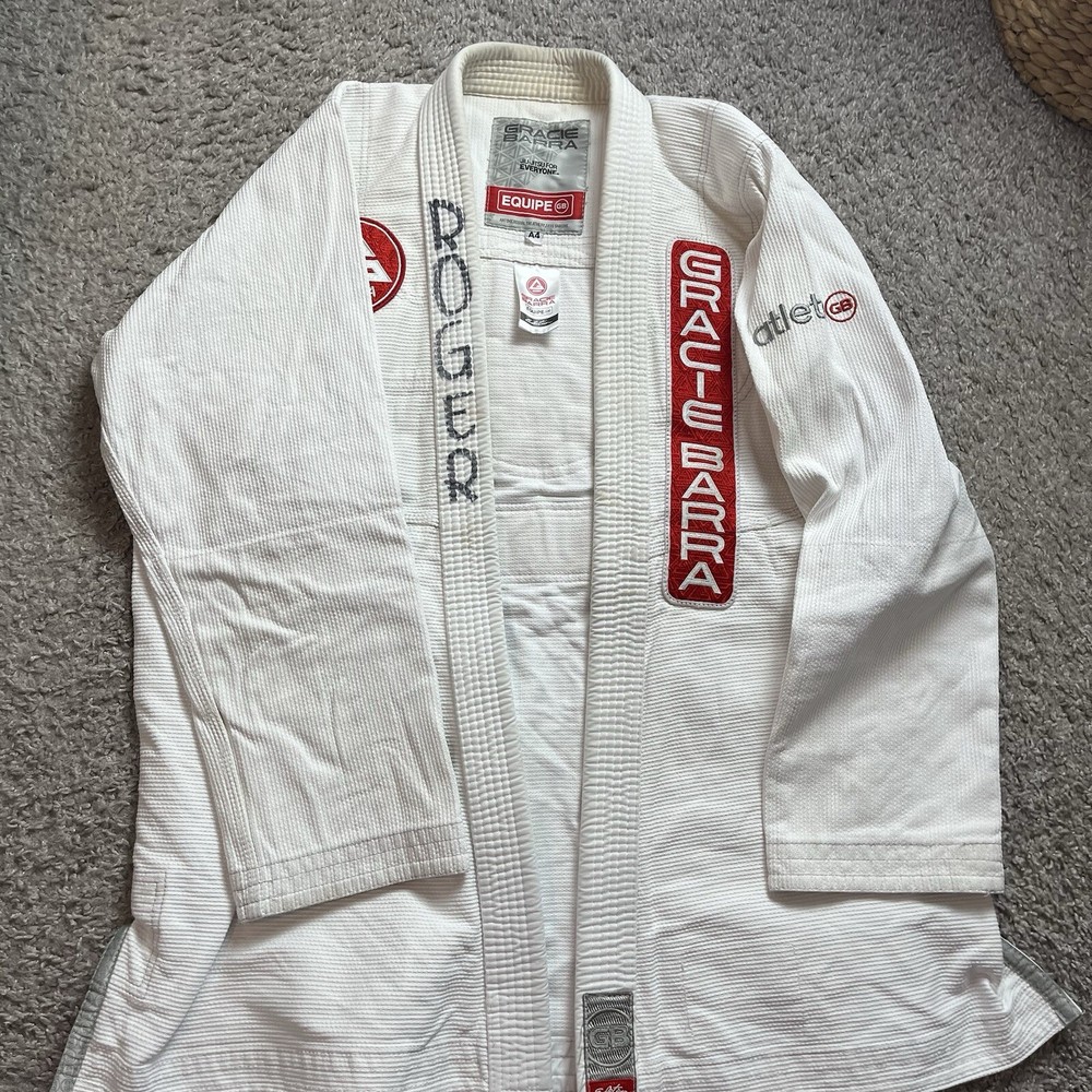 Gracie Barra Jiu Jitsu Atleta Gi Set Size A4