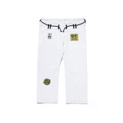 White BJJ Gi Shoyoroll Cut RVCA Batch 136 Competitor Retro Jiu Jitsu Uniform
