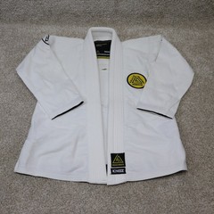 Gracie Humaita BJJ Gi Kids Size M000 White Jiu Jitsu Kimono Uniform