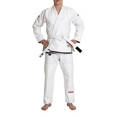 Jiu Jitsu Gi Professional Competition White 100% Cotton Pre-Shrink  BJJ SIZE-A4