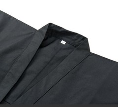 IAIDO broad SLEEVE Black GI large sleeves Tetron jacket japanese kimono top gi