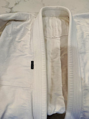AOJ M4 Kids Unisex White Judo Gi Uniform Set w/ Belt, Model M4, Size M4