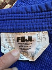 Fuji Basic Super Lightweight Mens Brazilian Jiu-Jitsu BJJ Gi – Navy Blue