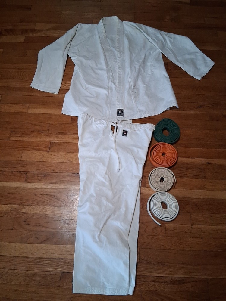 Tokaido Japan Karate Association Gi Set White 100% Cotton Made in Japan
