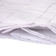 Cotton blend Salt White Hakama Uniform Pants Samurai Trouser For Japan Kendo
