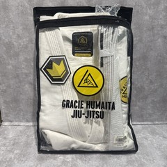 Gracie Humaita Jiu Jitsu Gi Kingz Base 2.0 White A5 With Belt Pants Uniform Men