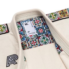 Albino & Preto Convergence BJJ Gi Unbleached Kimono w/ Bag Premium Jiu-Jitsu Uni