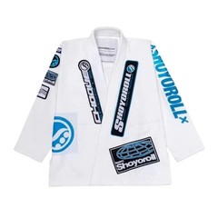 Shoyoroll Batch Federation V4 White BJJ Gi Jiu Jitsu Kimono 450 GSM