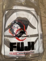 Fuji Kids Youth Childrens All Around Brazilian Jiu-Jitsu Gi Gracie BJJ White C1