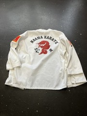 NAAMA Michigan Karate Dragon Karategi Gi Patch Top Shirt Uniform White Size 1