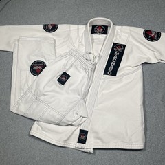 Jean Jacques Machado Jujitsu Gi White Adult Small M4 White Team Clinch MMA UFC