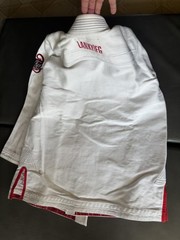 Lanky Pro Fight Gear Tall Pearl Weave Gi Jacket 550 V3 A2L Jacket White BJJ