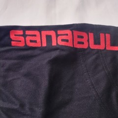 Sanabul Essentials V.2 Ultra Light BJJ Jiu Jitsu Gi Jacket, Size A1, Black / Red