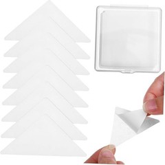 30Pcs Collar Stickers, Transparent PE Material, Disposable Shirt Collar Shapi…