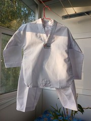 Adidas Taekwondo Uniform WT Approved Student Suit Kids Dobok Childrens 130cm
