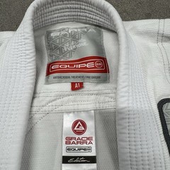 Gracie Barra Equipe Edition BJJ Gi Jiu Jitsu Jacket Mens A1 White Ripstop Kimono