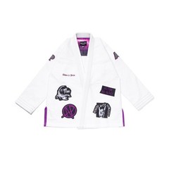 Albino & Preto Batch #85 No Mercy White BJJ Gi with Gi Bag | A&P Limited Edition