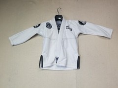 Gracie Allegiance jiu jitsu Gi Kids Top Only Kimono Size M2 See Pics