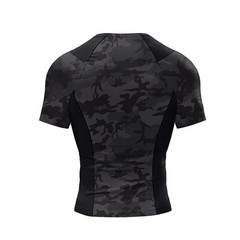 Black Camo No Gi BJJ Jiu Jitsu Rashguard or MMA Shorts Spats Sets For No Gi