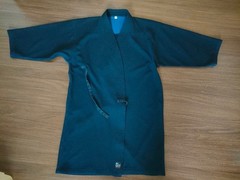 Japanese Kendo Gi Jacket Hakama Pants Set Navy Blue Quick Dry Jersey