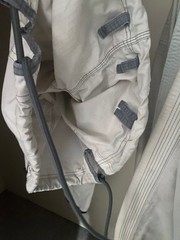 Team TG BJJ MMA Jiu Jitsu Gi A4 Uniform Pants + 2 White Belts Used