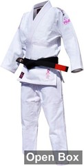 All-Around Brazilian Style Jiu Jitsu Uniform, Pink/White, Size W6