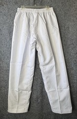 Adidas Size 190 White Taekwondo Karate Pants Martial Arts Elastic Waist NWOT