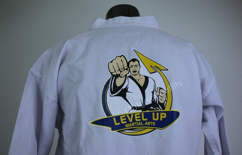 Tiger Claw Level Up Martial Arts Adult’s Uniform Top White Size 6