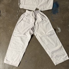Size 2 Martial Arts WYCO Taekwondo EDU White Outfit Uniform Top & Pants Nice ✅