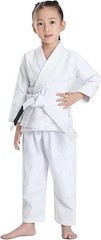 BJJ GI, Youth IBJJF Unisex Students Brazilian Jiujitsu Gi kimono White Sz M4