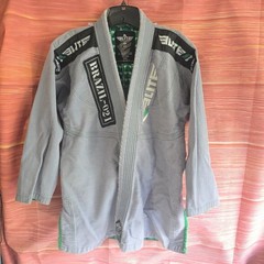 BRAZIL 021 Patched Elite Sports Brazilian Design Size A2 Tunic Used