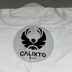 CALIXTO BJJ Brazilian Jiu-Jitsu Gi TOP ONLY Size A3 White/ Black
