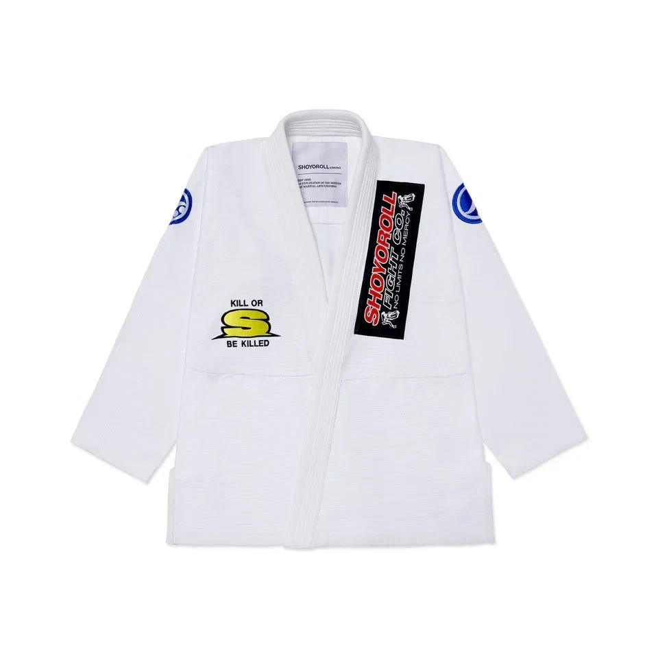 New Shoyoroll FC BJJ Gi White 450 GSM Jiu Jitsu Kimono Uniform With Bag