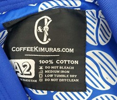 New COFFEE&KIMURAS Instant Gi Blue Set Size A2