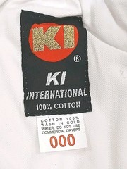 KI Martial Arts Uniform Set Karate Taekwondo Jacket Pant Belt White Sz 000 Child