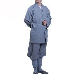 Shaolin Buddhist Monk Meditation Kung Fu Uniform Cotton Suit Temple Tai Chi sets