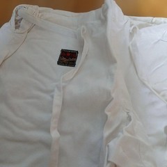 Japanese Judo Gi Uniform Adult Top And Bottom Set With White Belt Shin Guards