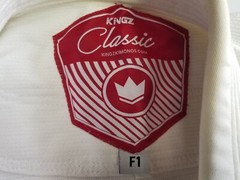 KINGZ Classic Kimonos Nano jiu jitsu Jacket Blue Size F1 Preowned