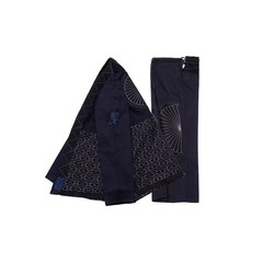 New Albino & Preto BJJ GI Navy Blue Batch#72 Satori Jiu Jitsu Uniform With Bag