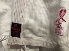 FUJI 7016-W6 – IBJJF Uniform, Pink/White, Size WC1