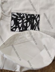 white Brazilian jiu jitsu uniform with high quality sublimation patches A00 Size